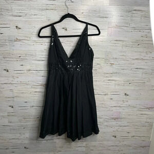 Guess black a line  dress sparkly size 5